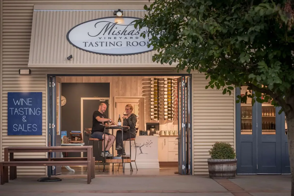 Misha's Vineyard tasting room